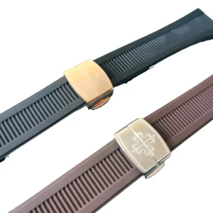 Rubber Strap for Patek Philippe Nautilus 5711,5726, 5712g, 5980, 25x13mm