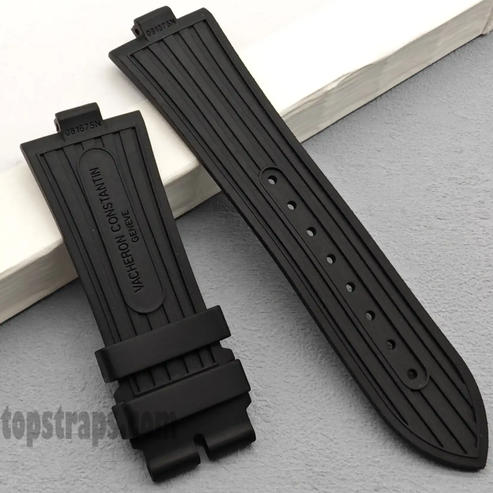 Rubber Strap for Vacheron Constantin Overseas VC 47450 VC 49020 - Image 9
