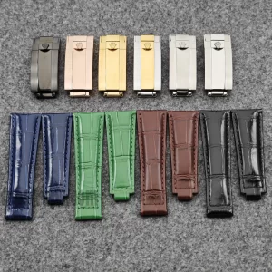 Leather Band for Rolex Datejust Oyster Perpetual GMT Submariner Daytona