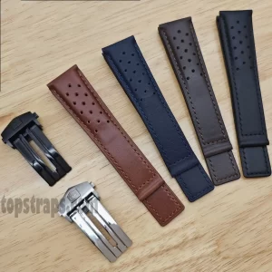 Leather Band for TAG Heuer Monaco Watch 22mm