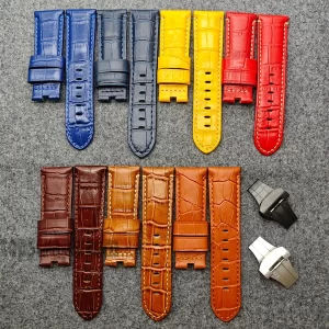 Italian Leather Strap for Panerai Luminor Marina PAM 441/111 24mm