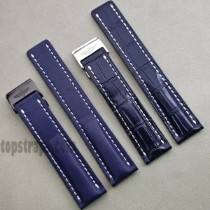 Läderarmband för Breitling Avenger Navitimer Superocean 20/22/24mm