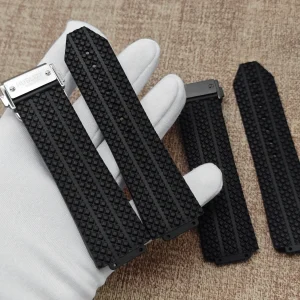 FKM Rubber Strap for Hublot Big Bang Series 25x17mm