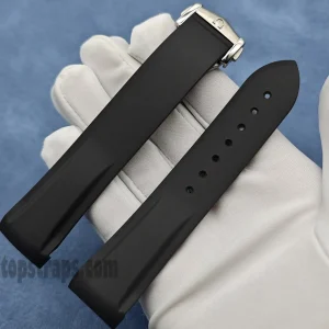 Rubber Strap for Omega Planet Ocean 600 & Seamaster 300 – Curved End