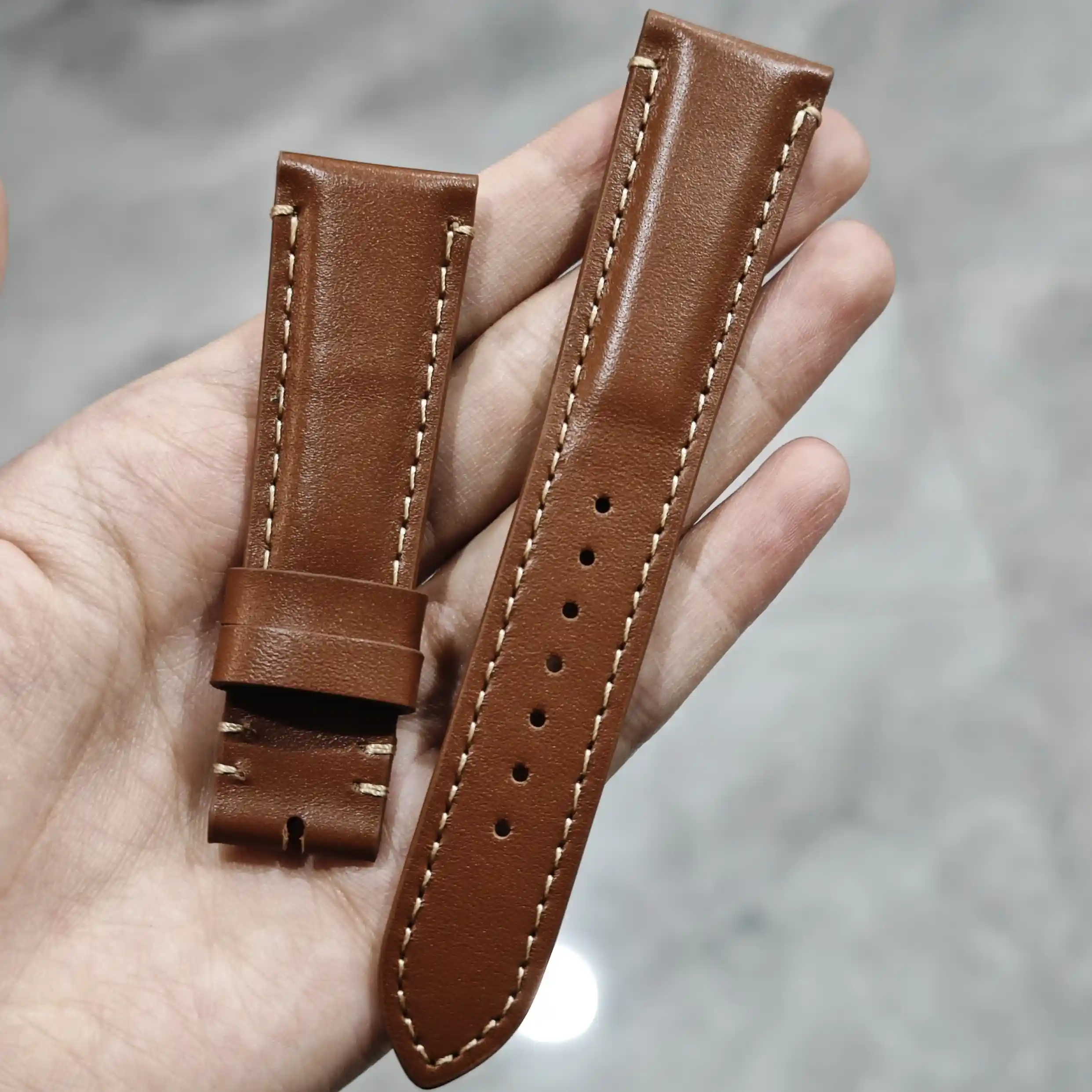 Leather Strap for Tudor Black Bay 22mm - Image 10